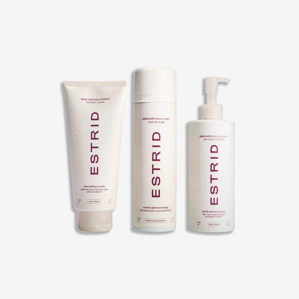 the petal soft body care collection